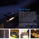 thumbnail image 4 of Paquete de 4 luces solares para escalones: para cubiertas, muelles, escalones, porches, pasillos, escaleras y barandillas, 4 of 5