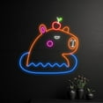 thumbnail image 2 of Handmadetneonsign Capybara Neon Sign, Capybara Led Sign, Capybara Led Light, Capybara Neon Light, 2 of 5