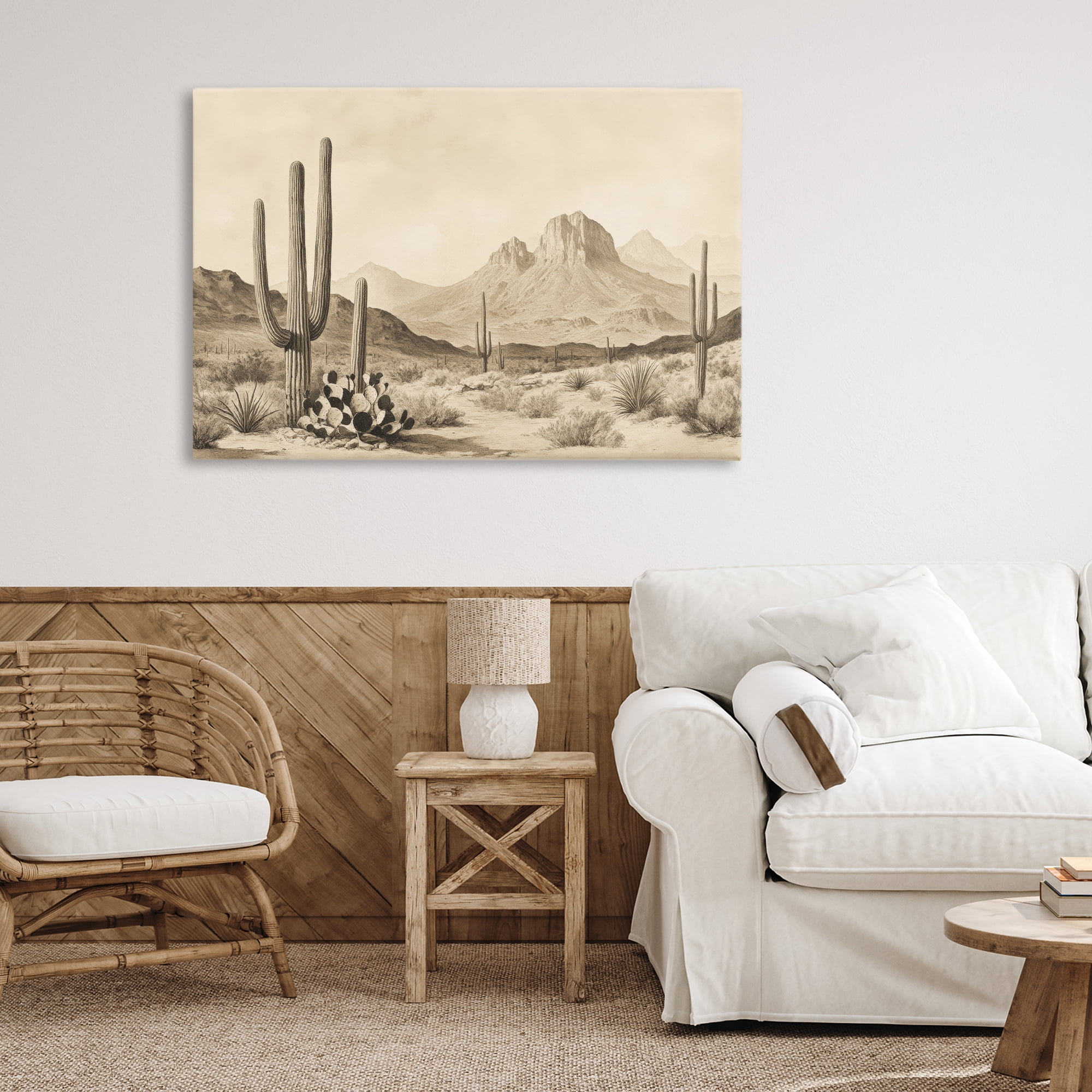 Stupell Industries Arizona Desert Vista Canvas Wall Art, design by Petal Prints Design