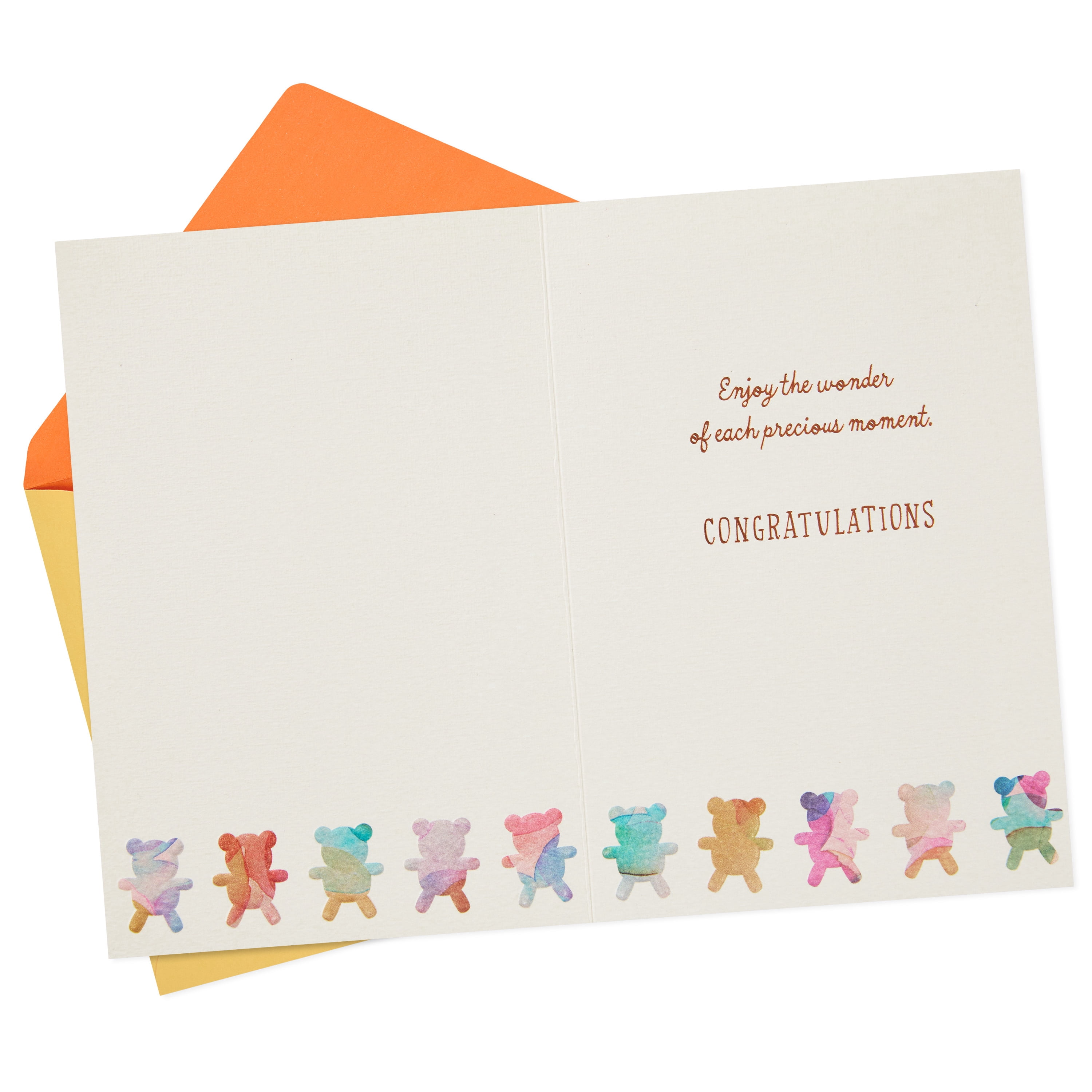 Hallmark New Baby Greeting Card (Enjoy Each Precious Moment)