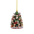 thumbnail image 1 of TIELUTT Christmas Tree Hanging Tree Shaped Gemstones And Beads for Jewelry Making Large Stained Glass Panels Craft Pearls on String Painted Stained Glass Window Table Decorations for Home, 1 of 4