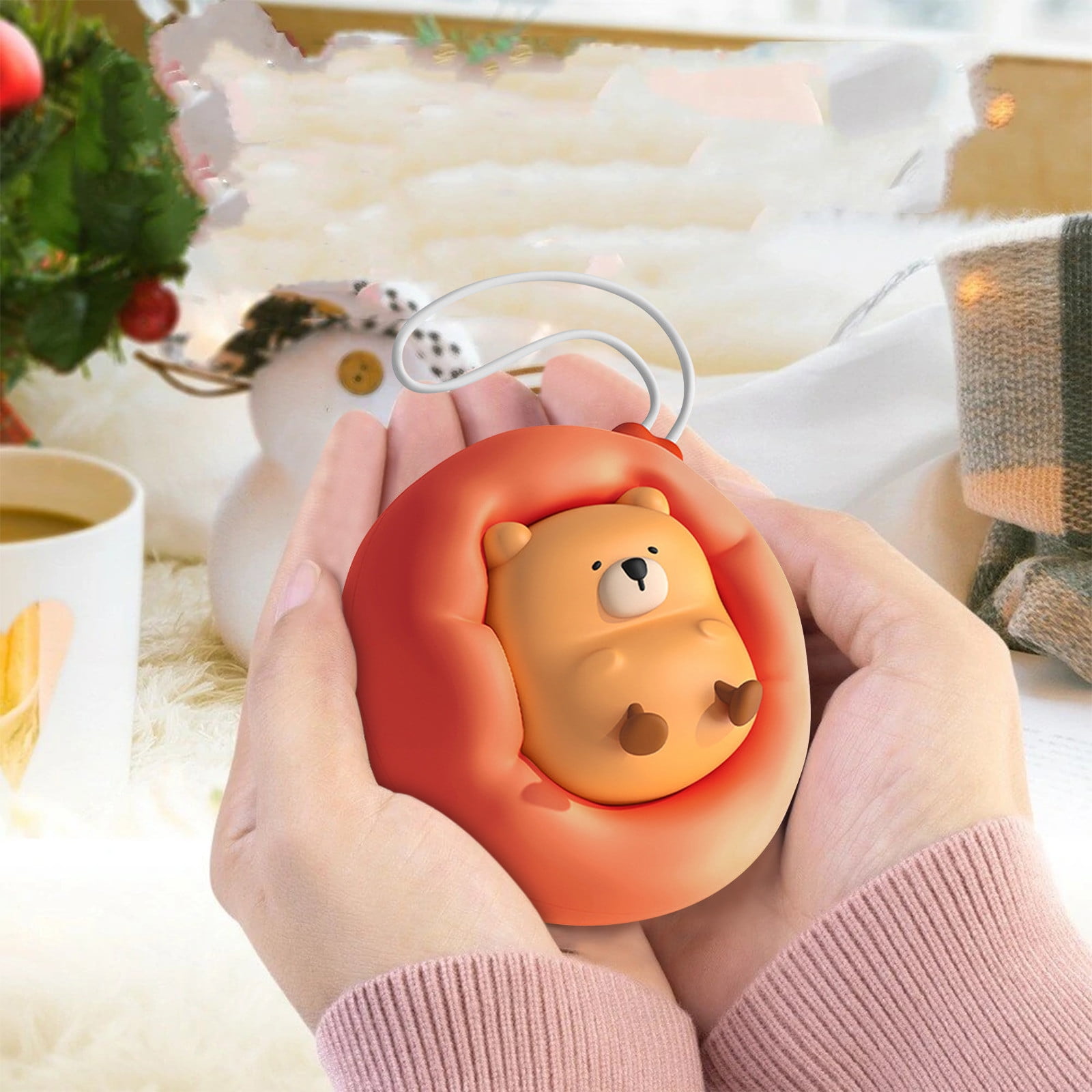Winter Clearance! Tunhigl Handheld Hand Warmer USB Charging Portable Hand Warmer Delivery Lanyard Warm Hand Winter Gift