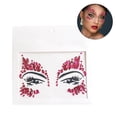 thumbnail image 1 of Face Gems Fashion Shiny Rhinestone Face Jewels Face Sticker for Mardi Gras Party, 1 of 9
