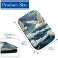 thumbnail image 4 of Seagull Soft, Comfortable, Furry, Printed Car Armrest Pad Cover - 12.5x8.2 Inch, 4 of 6