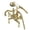 Polished Brass, variant on Kingston Brass CA1007T5 Heritage 3-3/8" Tub Wall Mount Clawfoot Tub Faucet with Hand Shower, Oil Rubbed Bronze