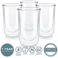 thumbnail image 4 of Teabloom TULIP TEA AU LAIT INSULATED TASTING GLASSES-Set of 4, 4 of 5