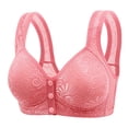 thumbnail image 2 of TAGOLD Womens Summer Casual Bra,Women's Solid Color No Steel Ring Push Up Breathable Underwear Daily Bra, 2 of 4