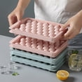 thumbnail image 3 of Round Bandeja para cubitos de hielo, resistente al desgaste, apto para lavavajillas, cubitos de bolas de hielo grandes de Pp, molde más lento para derretir para el hogar, 3 of 3