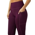 thumbnail image 3 of No nonsense Women's Every Day Pocket Legging, Eggplant, X-Large, 3 of 5