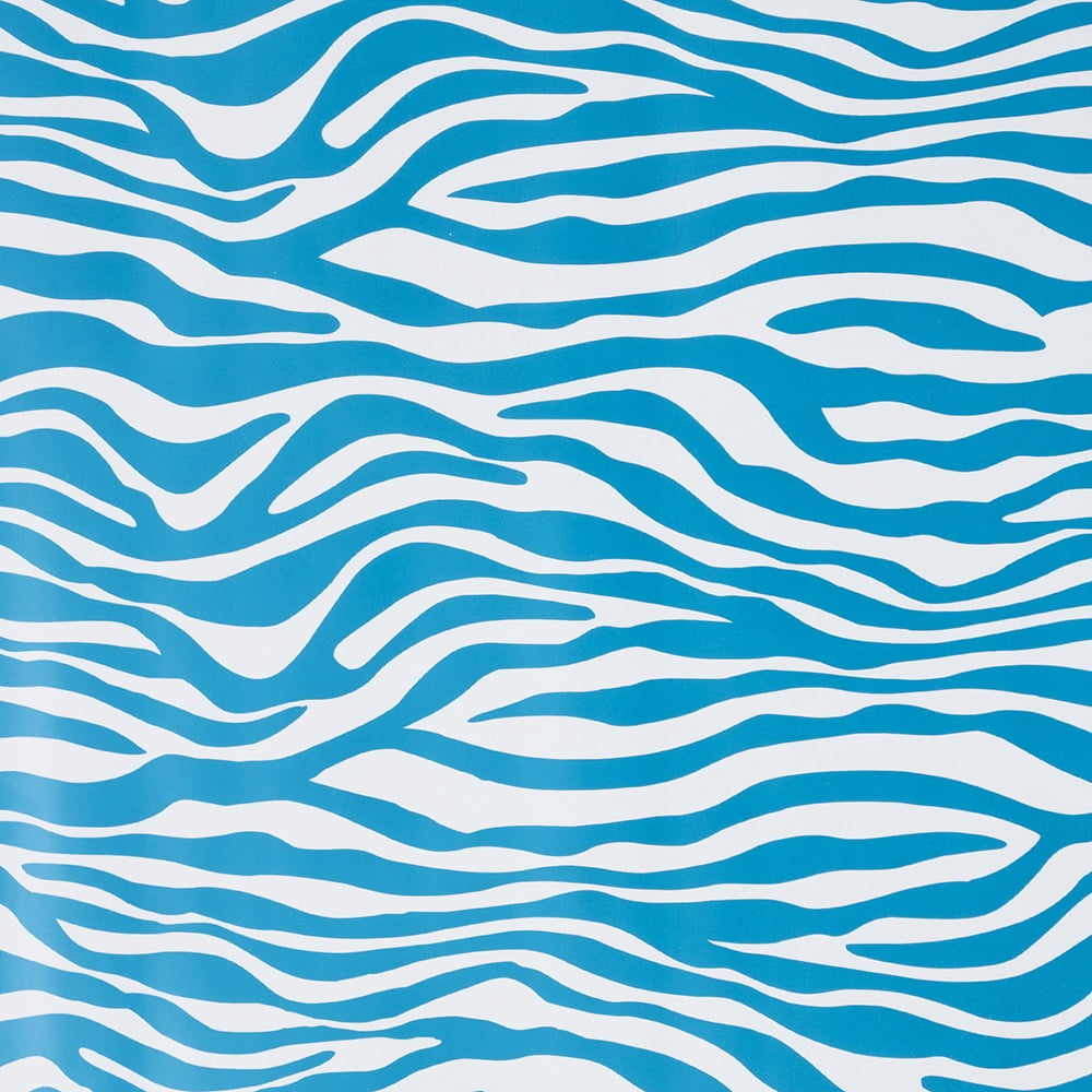 JAM Paper Blue & White Zebra Wrapping Paper, 50 Sq ft.Total, 2 per Pack