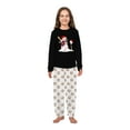 thumbnail image 4 of Jenny Baseball Snowman Matching Pajamas For The Whole Family, Sport Christmas Pajamas, White And Black, Size NB - Men 6XL, 4 of 7