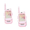 thumbnail image 1 of 2 walkie-talkies con video, intercomunicador para padres e hijos, ideal para acampar, regalo para niños pequeños Rosa, 1 of 8