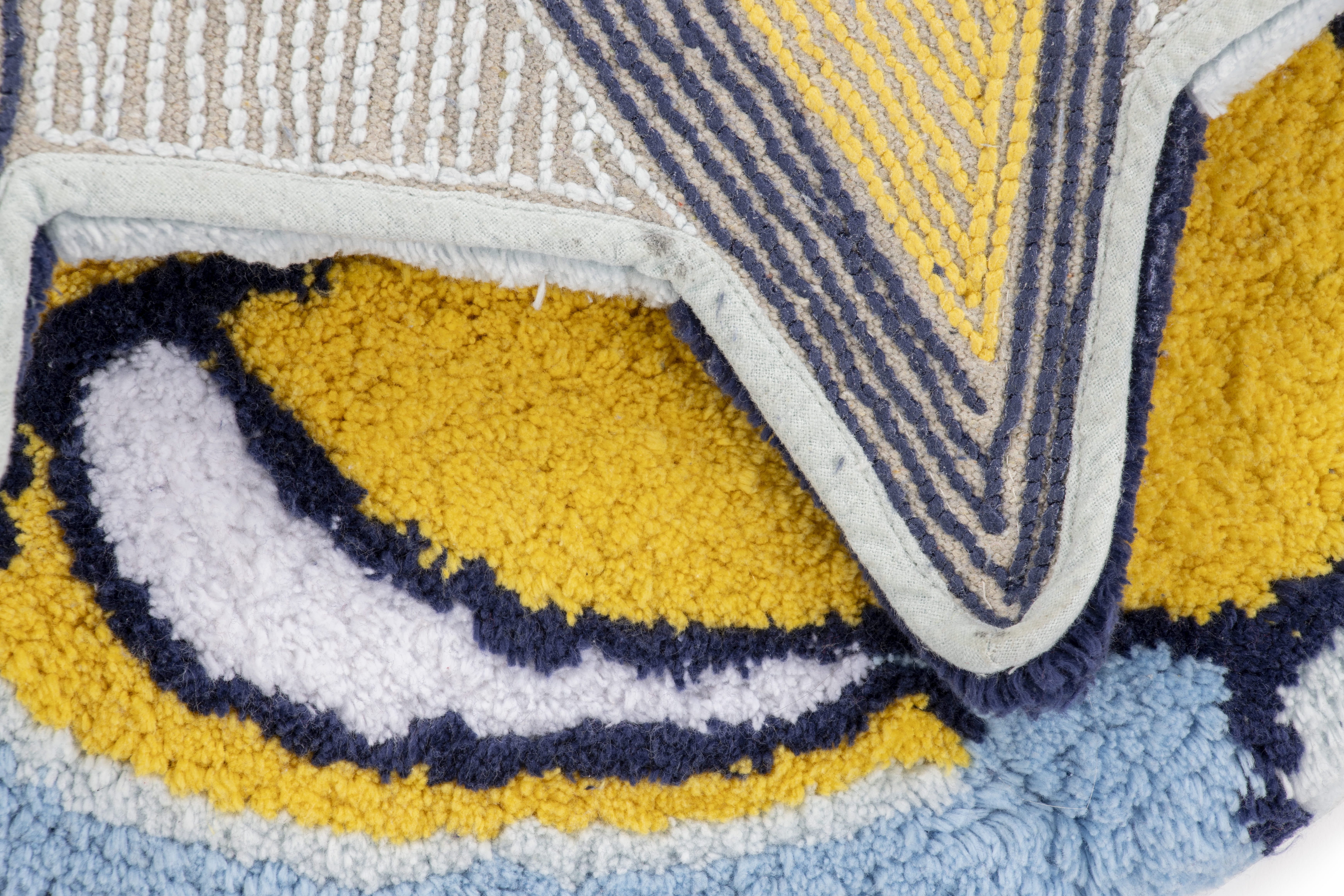 Bluey Kids Tufted Rug, 19" x 22", Cotton, Blue, BBC Studios