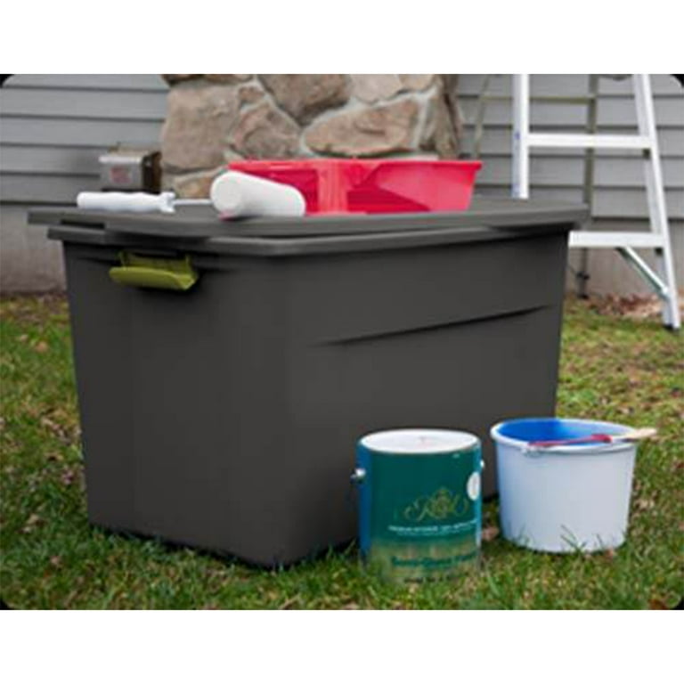 Sterilite Gray 35-Gallon Latch Storage Tote Container