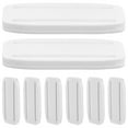 thumbnail image 3 of Miangastore 8 Pcs Supports Muraux pour Multiprise (Blanc), 3 of 8