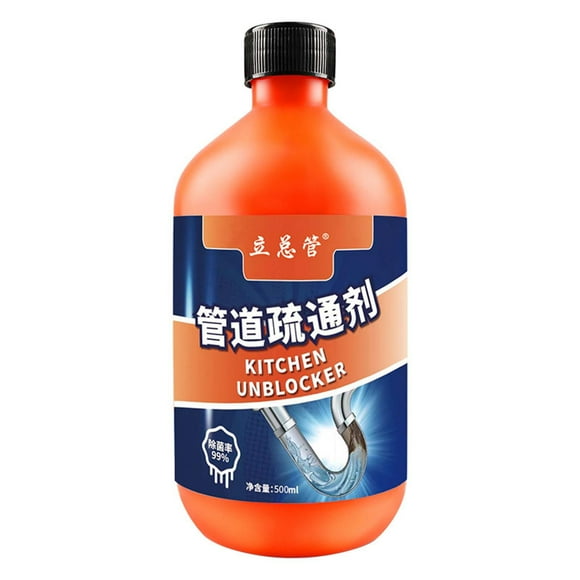 TopLLC Clean Products for Cleaning, Cleaning Supplies Pipe Unclogger Kitchen Unclogger Powerful Pipe Unclogger Sink Sewer Cleaner Kitchen Toilet Pipe Cleaning Tool 500ml drain unclogger