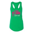 thumbnail image 2 of I Wear Pink for My Friends Survivor Awareness Ladies Racerback Tank Top, Kelly, Medium, 2 of 3