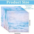 thumbnail image 2 of 12 Sheets Scrapbook Paper Green See Ocean Waves Summer 6x6in Scrapbooking Paper Art Journal Decor for Planner Wrapping Folded Card Making Supplies Gift Cardstock DIY Craft Photo Album, 2 of 9