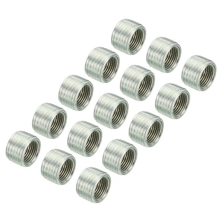 

Uxcell M16x1.5mm to M12x1mm Thread Adapters Sleeve Reducing Nut 10mm Screw Pipe Threaded Tube Coupler Connector 15 Pack