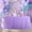 Purple2, variant on Tulle Table Skirt for Wedding Birthday Party, Elegant Mesh Table Decor for Dessert Table Shower, Table Cloth Cover for Home Event Party Decoration Rectangle or Round Tables Black L