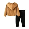 thumbnail image 5 of Zshosam Toddler Boy Clothes Fall Boys Clothes 2 Piece Colorblock Hoodie Sweatshirts Top Sweatpants Fall Winter Boy Outfits Size 6 9 Months,(Khaki 6-9 Months), 5 of 9