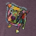 thumbnail image 2 of Dean Russo Some Angels Dog Lover Mens Premium Tri Blend T-Shirt, Vintage Purple, Large, 2 of 6