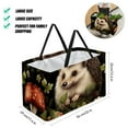 thumbnail image 2 of Hedgehog Premium Oxford Cloth Picnic Basket - Reusable, Foldable, Large Capacity Storage Box, Ideal Storage Bin or Shopping Basket for Outdoor Adventures, 2 of 7