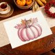 thumbnail image 5 of Tapete Decorativo para Mesa, Tela de Lino, Cojín Aislante del Calor con Dimensiones 45x30cm para Acción de Gracias, Mesa de Comedor, 5 of 6