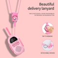 thumbnail image 3 of Walkie Talkies para niños juguetes Mini transceptor juguete Walkie Talkies Radio intercomunicador para manos pequeñas para niños (rosa y azul), 3 of 5