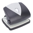 thumbnail image 3 of Hole Punch Small Plastic Adjustable Positioning Punching Machine for Stationery BindingBlack, 3 of 14