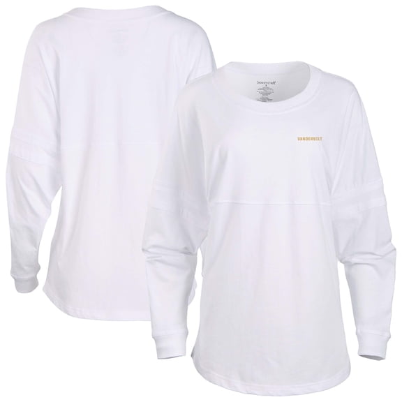 Women's White Vanderbilt Commodores Pom Pom Long Sleeve Jersey