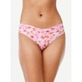 thumbnail image 2 of Joyspun Women's No Show Cheeky Panties, 3-Pack, Sizes XS to 3XL, 2 of 3