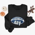 thumbnail image 5 of Xdegoge Game Day Sweatshirt Women Vantage Football Printed Pullover Casual Loose Long Sleeve Crewneck Top Fashion Football Fan Gear, 5 of 6
