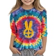 thumbnail image 2 of Bnwani Long Sleeve Toddler Shirts Boys Crew Neck Printed Tops 9 Years, 2 of 5