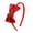 Red, variant on SmartBy Girl Headband Sparkling Sequins Hearts Bow Decor Lightweight Hair Hoop Seamless Arc Design Party Hair Accessory