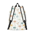 thumbnail image 2 of Lsque Dandelion Pattern Canvas Daypack, Durable Backpack, High-quality Versatile Backpack,Vintage Compact Backpack-Medium, 2 of 6