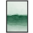 thumbnail image 6 of Framed Canvas Print Watercolor Abstract Wall Art MInimalist Modern Decorative for Living Room Bedroom - 24"x36" BLACK, 6 of 8