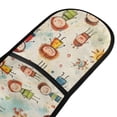thumbnail image 2 of Dailycode Double Sided Oven Mitt with Loop Heat Resistant Kitchen Long Potholders 7" x 35" Sun and Kids, 2 of 6