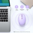thumbnail image 4 of Wireless Mouse, 2.4G Quiet Computer Mouse with USB Receiver, 4 Buttons Portable Cordless Mice for Chromebook, Laptop, PC, Mac, 800/1200/1600 DPI, 4 of 8