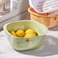 thumbnail image 7 of FENGGHAO Vegetable Washing Basket Strainer with Thickened Basin Wall Double Layer Multi Purpose Reusable Kitchen Colander, 7 of 7