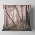 thumbnail image 2 of Designart Vintage Autumn Landscape - Contemporary Throw Pillow - 18x18, 2 of 5