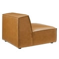 thumbnail image 4 of Restore Vegan Leather Sectional Sofa Armless Chair-EEI-4495-TAN, 4 of 8
