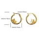thumbnail image 3 of Pendientes de aro caprichosos con ángel y diablo, joyas para mujer, 3 of 8