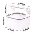 thumbnail image 3 of Binmer Bird Toilet Stand With Bucket Aluminium Alloy Sturdy Structure Portable Tabletop Bird Potty Training Tool, 3 of 9