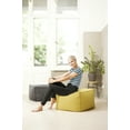 thumbnail image 3 of Gouchee Home Loft Felt – Pouf en feutre synthétique moutarde avec rembourrage en billes de polystyrène, housse amovible et lavable en machine, pour salon ou bureau, 3 of 6
