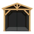 thumbnail image 5 of Yardistry Black Mosquito Screen Mesh Kit Designed for the 10’ x 10’ Meridian Pavilion, 5 of 8