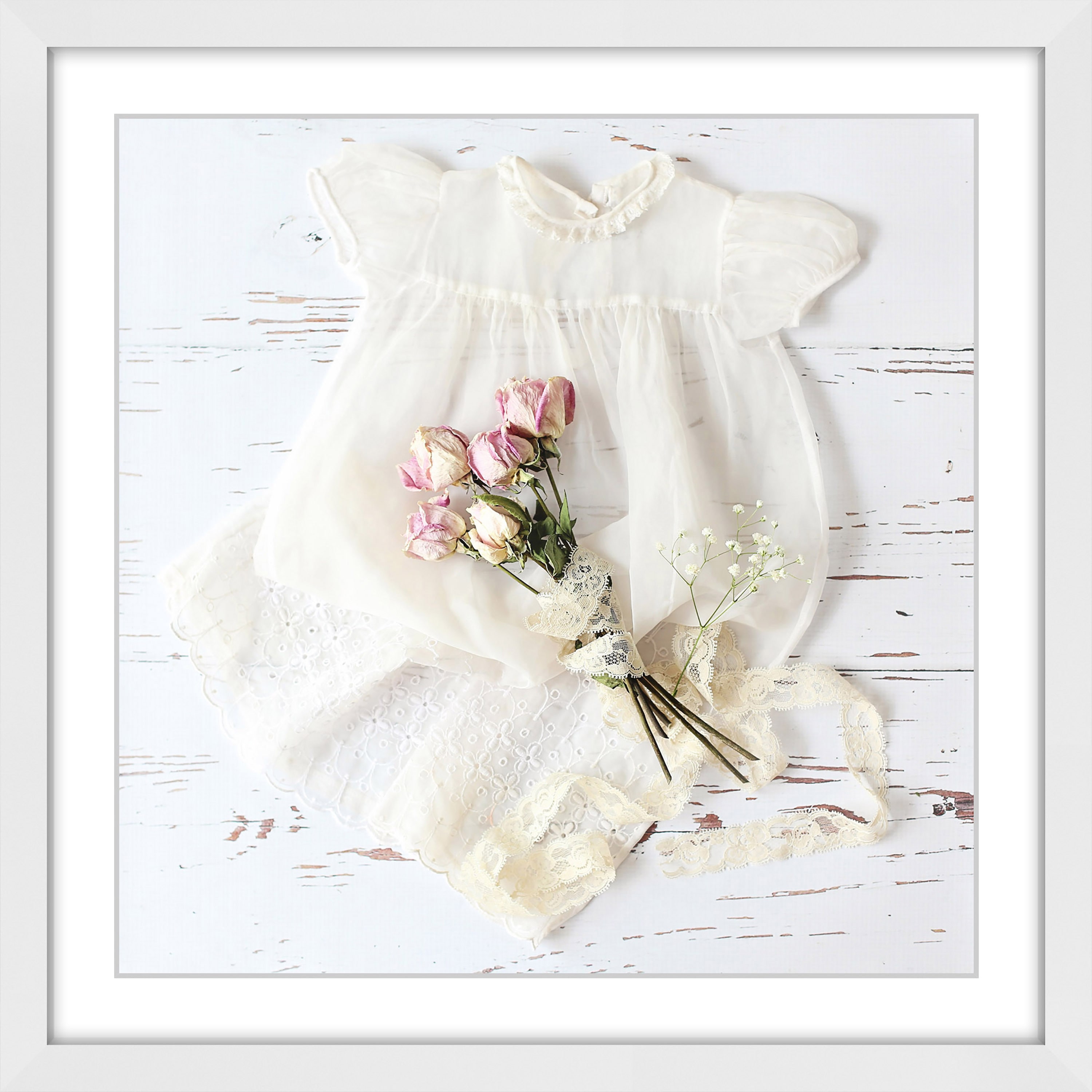 "Baby Dress Collection 2" Framed Painting Print