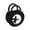 Black, variant on Reusable Cloth Bags with Handle, Cute Halloween Theme Candy Bags, Halloween Trick or Treat Tote Bags for Party Gifts (Purple/1 Pcs) 5.62x2.36x7.08"