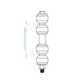thumbnail image 2 of Addco Kit de Barre Stabilisatrice 45-013-BU Longueur Fonctionnelle 1,75 Pouces; Bague en Polyuréthane; Ensemble de 2, 2 of 2