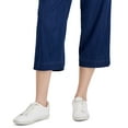 thumbnail image 2 of Charter Club Women's Wide-Leg Denim Pants Nori Wash Petite Size PL, 2 of 5
